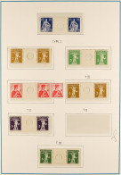 1921 - 1976 GUTTER PAIRS SPECIALISED COLLECTION Of Never Hinged Mint Items In Album, Includes The 'Tell' Set On White An - Other & Unclassified