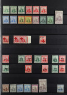 1913 - 1935 MINT COLLECTION Of 70+ Stamps On Protective Pages With Sets, Higher Values, 'Specimens', Plate # Pair, Etc. - Trinidad Y Tobago