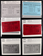 1957 - 1960 BOOKLETS. Comprises Of SB1a, SB2 (staple To Left), SB2 (staple To Right And Loose Pane), SB3 And X2 SB4. Cat - Tristan Da Cunha