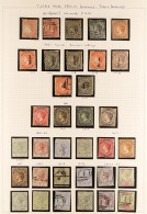 1867 - 1909 COLLECTION Of 57 Mint & Used Stamps, Note 1867 1d (2, One Unused), 6d & 1s Used, 1881 '?' On 1d (2) SG 17/18 - Turcas Y Caicos