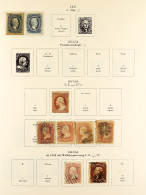 1857 - 1967 COLLECTION Of Around 1000 Mint & Used Stamps, In Album With Pages Added For Duplication, Pre-cancels And Oth - Andere & Zonder Classificatie