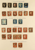 1840 - 1950 COLLECTION Of Mint & Used (increasingly Mint From The 1880s Onwards) Stamps, Note 1840 1d Blacks (3), 2d Blu - Otros & Sin Clasificación