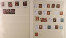 1840-2004 USED COLLECTION In Six Hingeless Lindner Albums, Includes 1840 1d Penny Black (4 Large Margins), 1841 1d Cance - Other & Unclassified