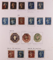 1840-1979 COLLECTION In Davo Album, Includes (all Used) 1840 1d Penny Black (x3) & 2d Blue (x2), 1841 1d Reds Incl Varie - Other & Unclassified