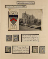 COLLEGE STAMPS - KEBLE COLLEGE OXFORD Specialised Collection Of 100+ Stamps Spanning 1876 - 1882, Including 1876 (?d) Ul - Otros & Sin Clasificación