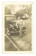 Photo Automobile 1946, Soldat Américain, United Photo-service, Kenosha, Wisconsin, Usa - Cars