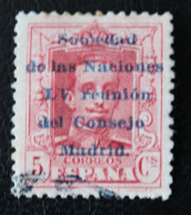 1929 .Edifil 457.5 Cts Sociedad De Naciones. A 000,256 - Used Stamps