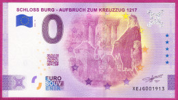 0-Euro XEJG 2021-14 SCHLOSS BURG - AUFBRUCH ZUM KREUZZUG 1217 - Prove Private