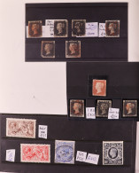 STAMP - 1840-1970 MOSTLY USED COLLECTION In Album, Includes (all Used) 1840 1d Penny Blacks (x10) & 2d Blue, 1847-54 6d  - ...-1840 Voorlopers