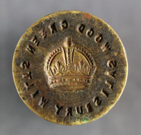 STAMP - SALISBURY BRASS HANDSTAMP. Inscribed 'Wood Green? -Salisbury Wilts'. Circular With Wooden Handle And Used For Wa - ...-1840 Prephilately