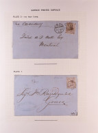 1861 Entire Letter London To Italy, Bearing 6d With Inverted Watermark; Also 1863 Entire Letter With 6d Glasgow To Montr - Autres & Non Classés