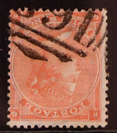 1862-64 4d Pale Red (Hairlines) With INVERTED WATERMARK, SG 82Wi, Used With Clear Profile Profile, Fresh With Full Perfs - Other & Unclassified