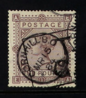 1867-83 ?1 Brown - Lilac, Wmk Large Anchor On White Paper, SG 136, Used, Well-centered. Cat ?6000. - Andere & Zonder Classificatie