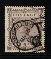 1867-83 ?1 Brown - Lilac, Wmk Large Anchor On White Paper, SG 136, Used, Well-centered. Cat ?6000. - Autres & Non Classés