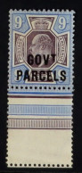 GOVT. PARCELS 1902 9d Dull Purple And Ultramarine, SG O77,? Never Hinged Mint With Sheet Margin At Base. Wenvoe Certific - Non Classificati
