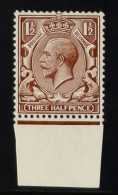 1912-24 1?d Brown Wmk Cypher, Spec N18(8), Never Hinged Mint. RPS Certificate For This Stamp Before Side Margin Removed, - Unclassified