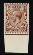 1912-24 1?d Brown Wmk Cypher, Spec N18(8), Never Hinged Mint. RPS Certificate For This Stamp Before Side Margin Removed, - Sin Clasificación