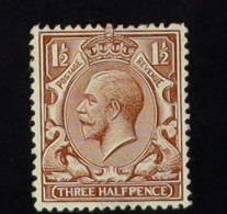 1912-24 1?d Pale Brown Wmk Cypher, Spec N18(9), Lightly Hinged Mint. RPS Certificate, Cat ?450. - Zonder Classificatie