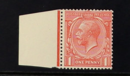 1912-24 1d Pink Wmk Cypher, Spec N16(10), Never Hinged Mint With Sheet Margin At Left. Copy Of BPA Certificate For The O - Unclassified