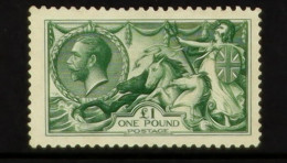 1913 ?1 Green Seahorse, SG 403, Fine Mint. Cat. ?2800. - Non Classificati