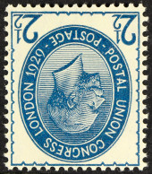 1929 2?d Blue UPU Congress WATERMARK INVERTED, SG 437wi, Superb Never Hinged Mint, Unusually Fresh For This. Cat ?3250.? - Unclassified
