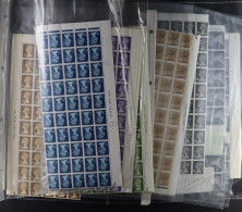 MACHIN BOX LOT With Decimal Values To ?1.33 In Box File. Many Full Sheets. Face Value ?1,197. - Sonstige & Ohne Zuordnung