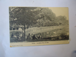 FRANCE   POSTCARDS  ORSAY  LA PLACE D'EAU DU MAIL  SWAN BIRDS - Sonstige & Ohne Zuordnung