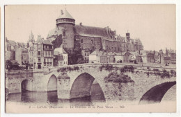 France - 53 - Laval  - Le Château Et Le Pont Vieux  - 7074 - Laval