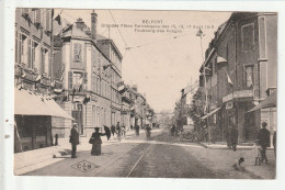 CP 90 BELFORT Grandes Fêtes Patriotiques Des 15,16,17 Aout 1919 Faubourg Des Vosges - Belfort - Stad