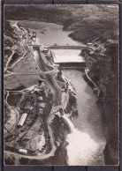 01. GENISSIAT . Le Barrage Sur Le Rhône . Vue Aerienne Sur Le Canal De Dérivation Et Le Saut De Ski - Génissiat