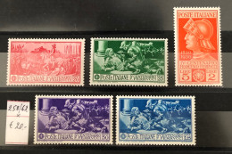 Italie Timbres  N° 258/62 Neuf* - Ongebruikt