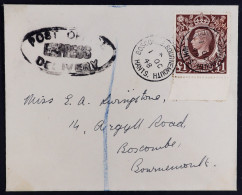 1948 (1 Oct) ?1 Brown Arms (SG 478c) On Registered Express Fdc (see Also Lot 1469) - FDC