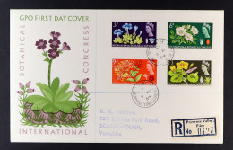 1964 Botanical Congress Non-phosphor Set On Illustrated, Printed Address Fdc Tied Primrose Valley, Filey Cds's With A Ma - FDC
