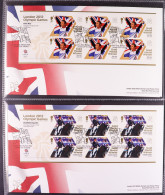 1992-2018 COMPREHENSIVE COLLECTION In Nine Albums, Includes 2012 Olympic & Paralympic Gold Medal Winners Sheetlets Sets  - FDC