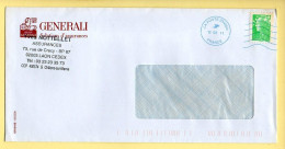 Oblitération Mécanique : Bleu / FRANCE LA POSTE – 23495A Du 12/02/2011 (voir Timbre) - Mechanical Postmarks (Other)