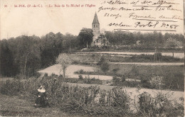 62 Saint Pol Le Bois De Saint Michel Et L' église CPA - Saint Pol Sur Ternoise