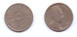 Egypt 5 Milliemes 1924 (1342) - Egitto