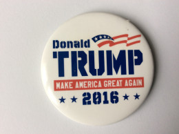 Badge : Donald Trump - 2016 - Make America Great Again - Diamètre = 6cm - Zonder Classificatie