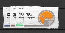 1986 MNH Singapore Mi 509-12, Postfris** - Singapour (1959-...)