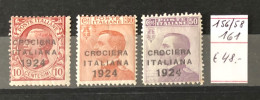 Italie Timbres  N° 156, 158, 161 Neuf* - Mint/hinged