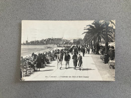 Cannes - L'Esplanade Des Allies Et Mont Chevalier Carte Postale Postcard - Cannes