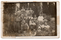 Groupe De Vendangeurs. Carte Photo Non Située - Paysans