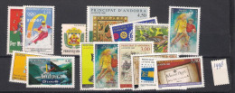 1998  MNH Andorra (French), Year  Complete According To Michel, Postfris** - Años Completos