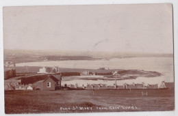 Port St Mary From Golf Links Isle Of Man Sport Terrain De Golf - Man (Eiland)