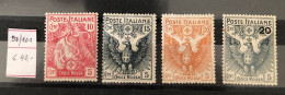 Italie Timbres  N° 98/101 Neuf* - Neufs