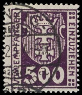 Danzig, 1923, P 19 Y, Gestempelt - Impuestos
