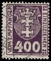Danzig, 1923, P 18 Y, Gestempelt - Segnatasse