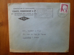 Enveloppe Strauss Vonderweidt SVC Manufacture Quincaillerie Flamme St Germain En Laye Son Chateau G - 1961-....