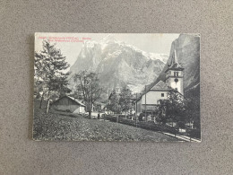 Grindelwald - Kirche Und Wetterhorn Carte Postale Postcard - Berna