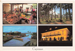 FRANCE-Cayenne -Guyanne Française - Le Marché De Cayenes - La Place Des Palmistes - La Cirque - La Mairie- Carte Postale - Cayenne